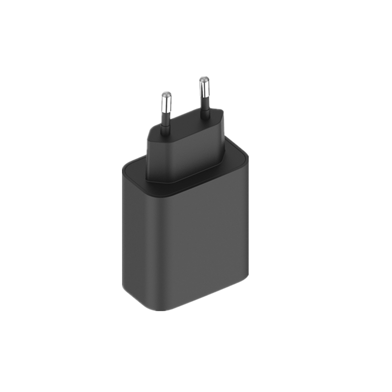 20W PD Fast Charger EU Plug, Dual Port USB-C + USB-A Wall Charger for iPhone & Samsung