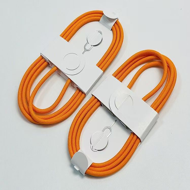 60W USB-C to USB-C Fast Charging Cable, Braided Charger Cord for iPhone 16, Laptops & Samsung