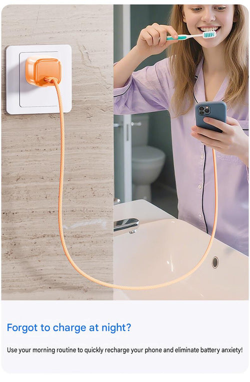 100W GaN PD Fast Charger US Plug, 4-Port 3C1A Multi USB Wall Charger for MacBook & Phones