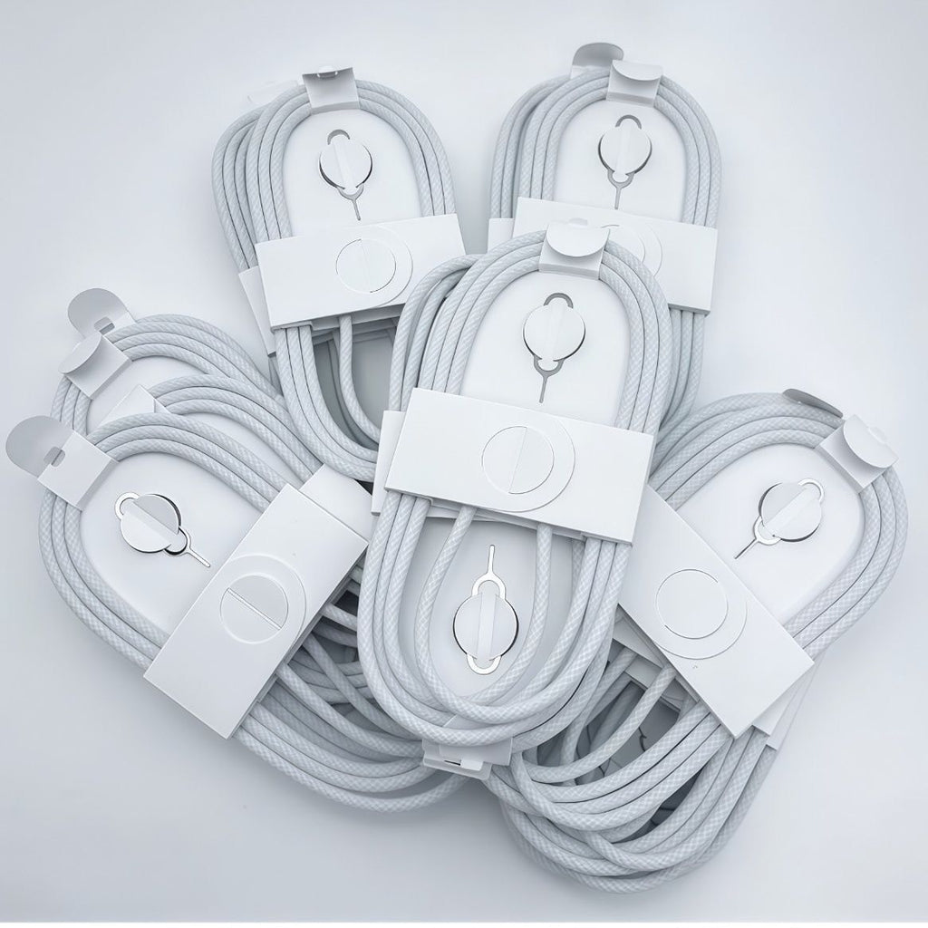 60W USB-C to USB-C Fast Charging Cable, Braided Charger Cord for iPhone 16, Laptops & Samsung