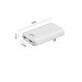 65W GaN Ultra-Thin Charger US Plug, Dual USB-C Wall Charger for Laptops & Phones