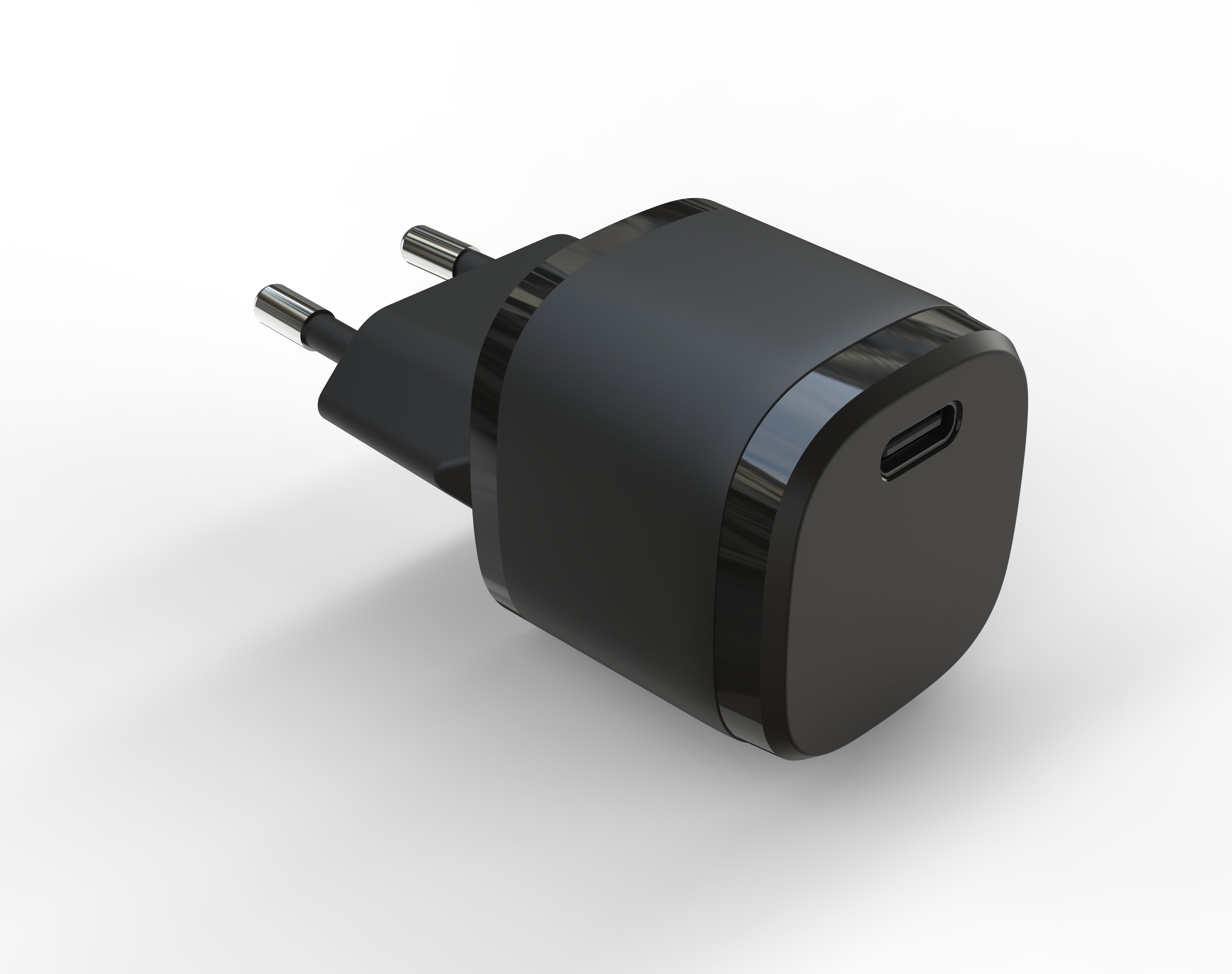 20W PD Fast Charger EU Plug, Single Port USB-C Wall Charger for iPhone & Samsung