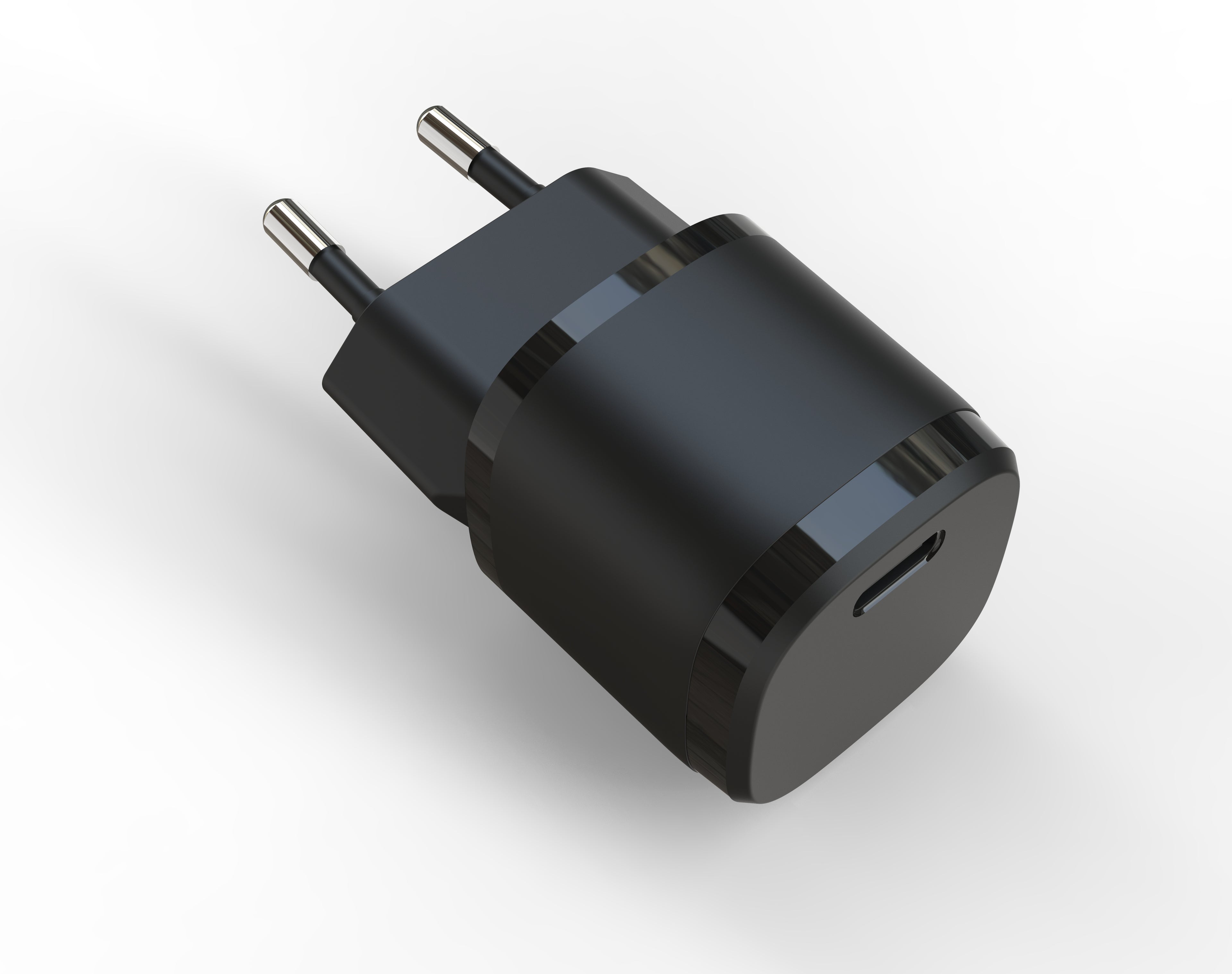 20W PD Fast Charger EU Plug, Single Port USB-C Wall Charger for iPhone & Samsung