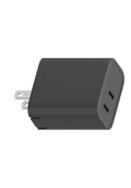 20W PD Fast Charger US Plug, Dual USB-C Port Wall Charger for iPhone & Samsung