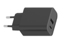 20W PD Fast Charger EU Plug, Dual Port USB-C + USB-A Wall Charger for iPhone & Samsung